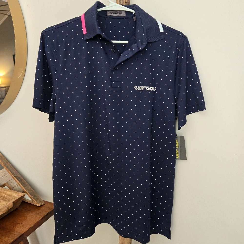 G/FORE x LIV GOLF Polka Dot Golf Polo - Men's Small